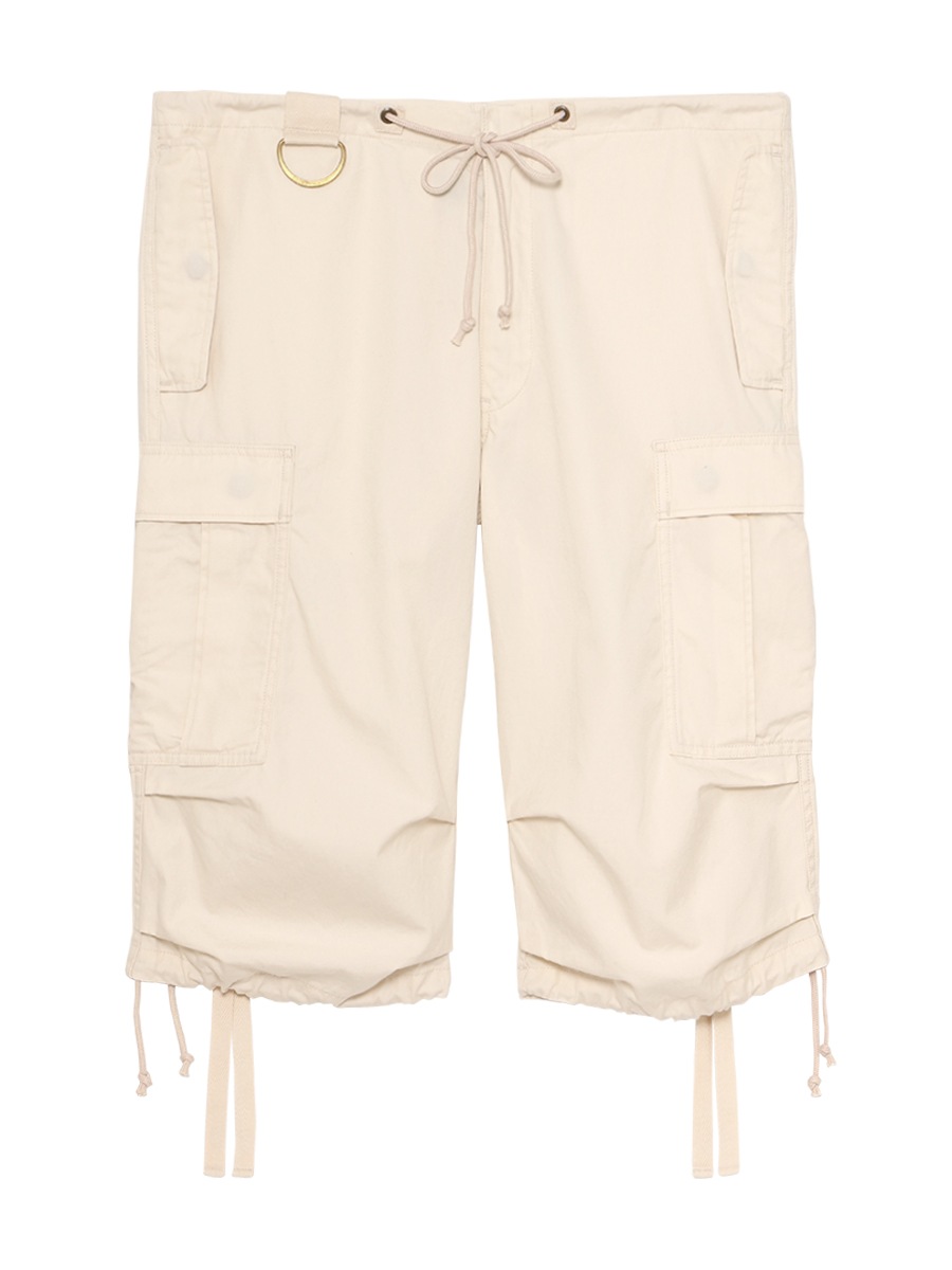 KNEE-LENGTH CARGO SHORTS