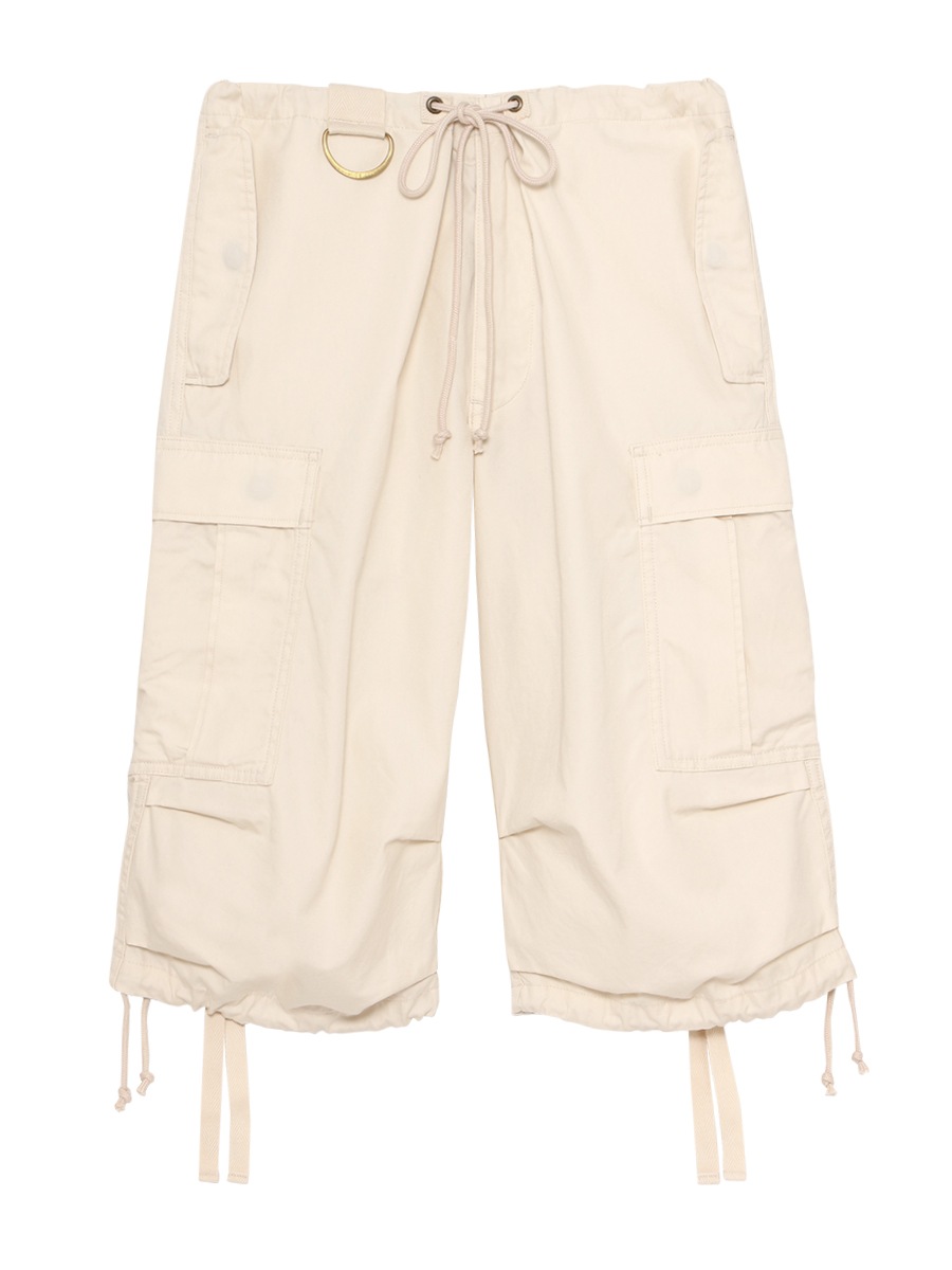 KNEE-LENGTH CARGO SHORTS