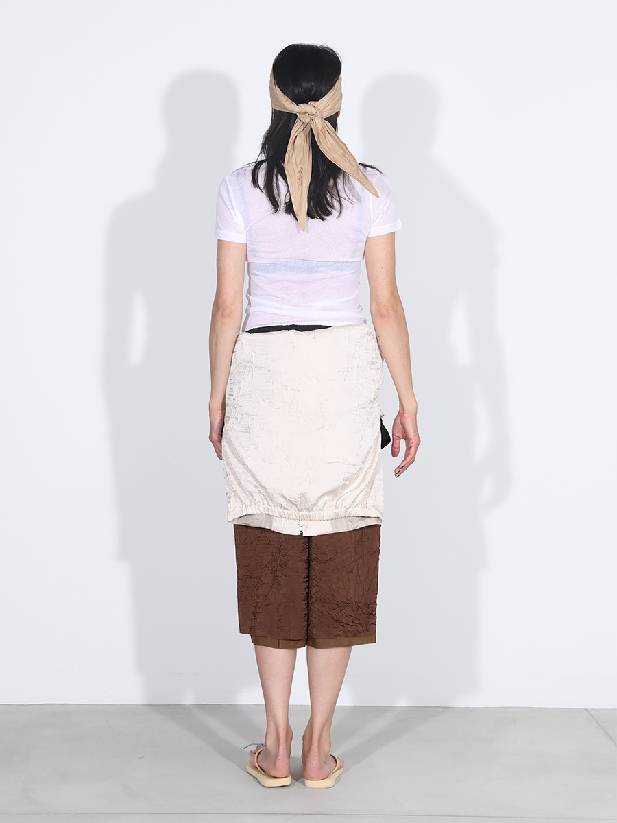 LOW WAIST SKIRT SATIN