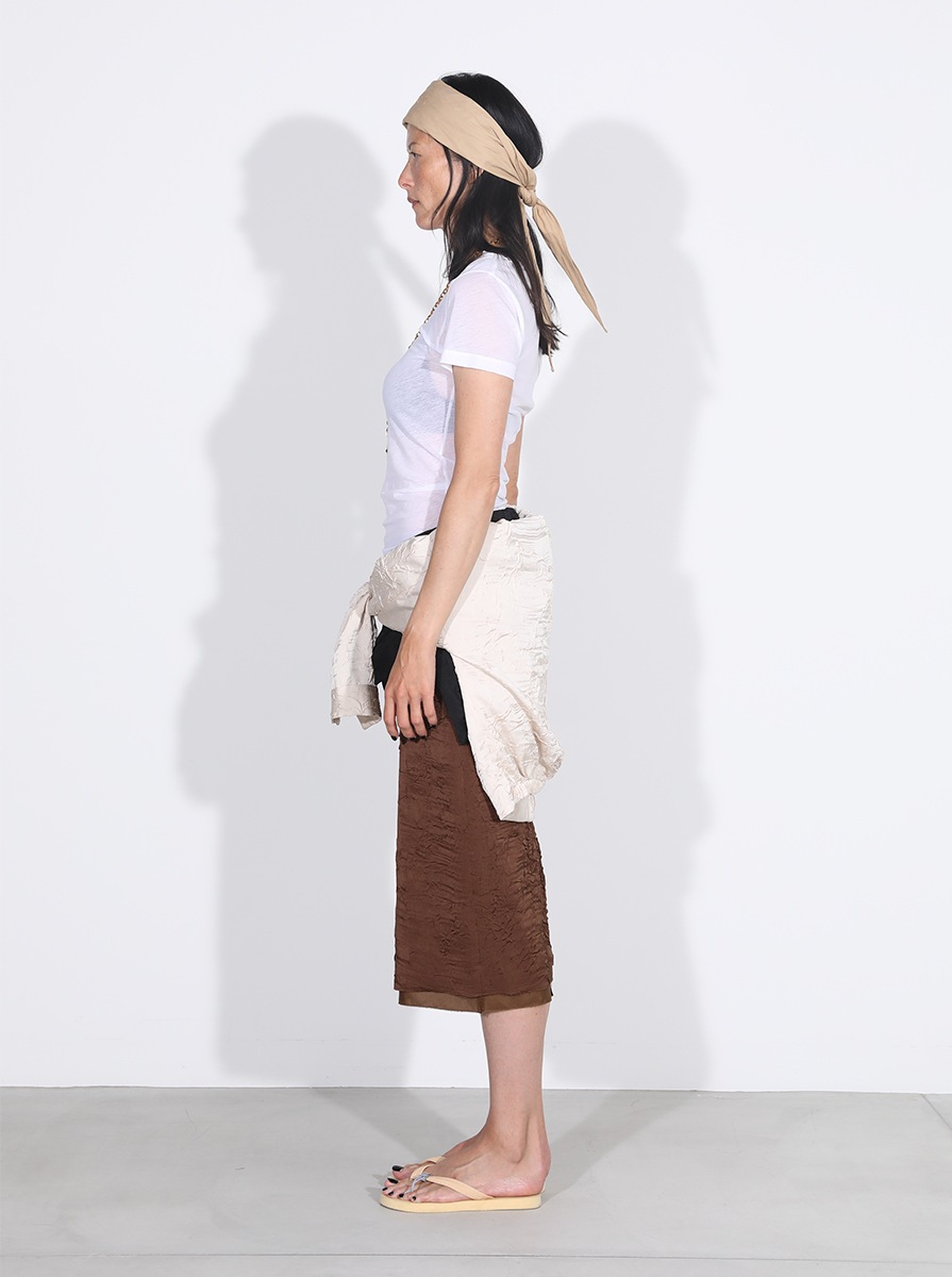 LOW WAIST SKIRT SATIN