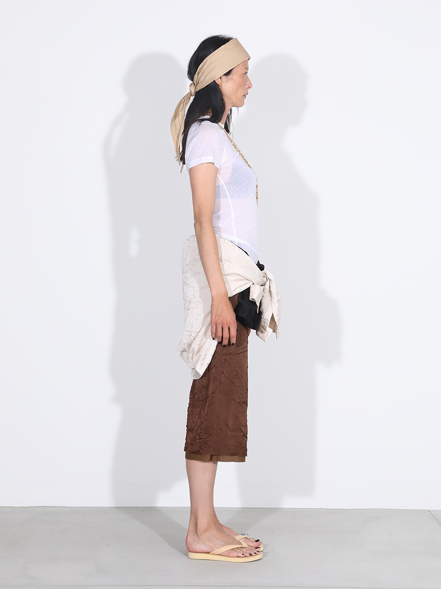 LOW WAIST SKIRT SATIN