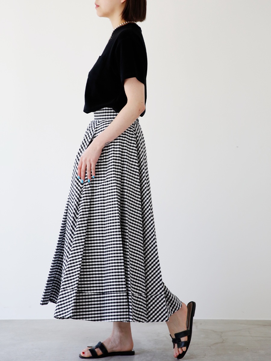 TUCK CIRCULAR SK GINGHAM