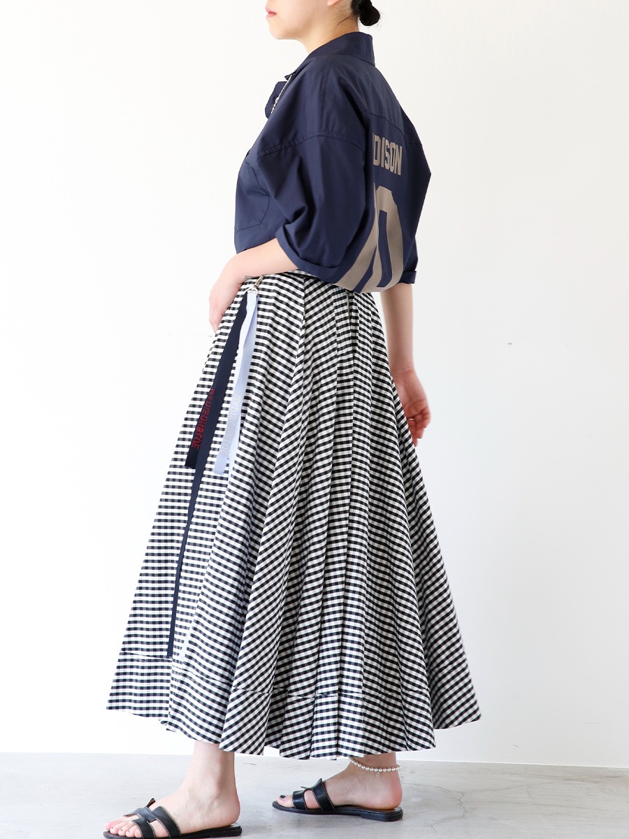 TUCK CIRCULAR SK GINGHAM