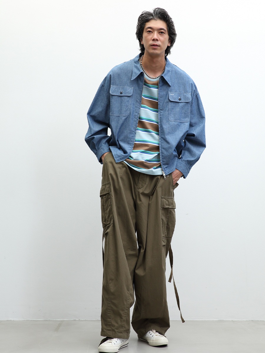 VOLUMINOUS CARGO PANTS MNS | PANTS | MADISONBLUE