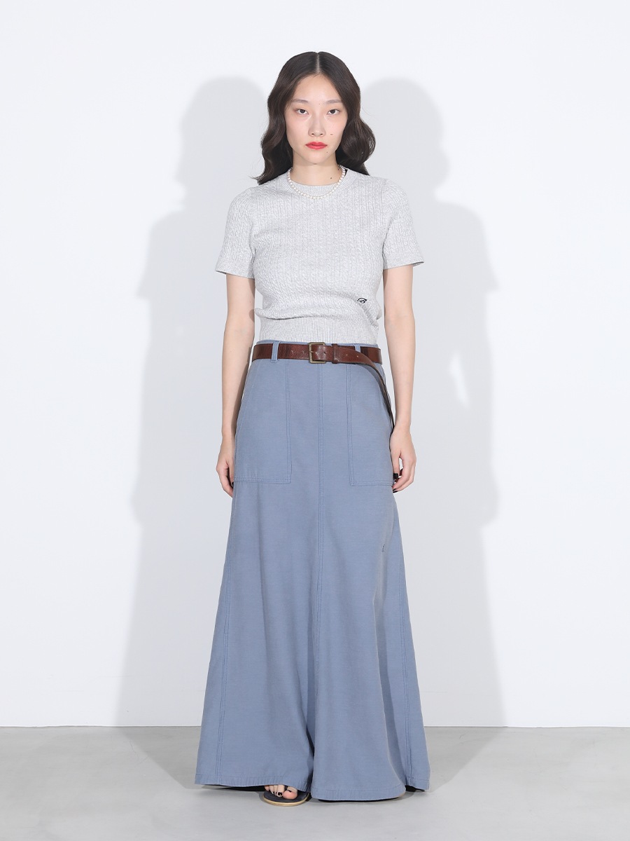 FATIGUE PANEL FLARE LONG SK L.oz BS | 2026SS PRE ORDER,26SS Vol.2