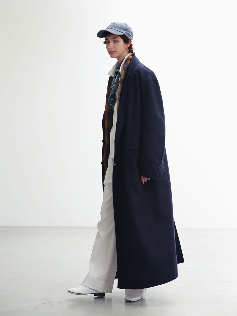 RV DOUBLE BUTTON LONG COAT | MEN | MADISONBLUE