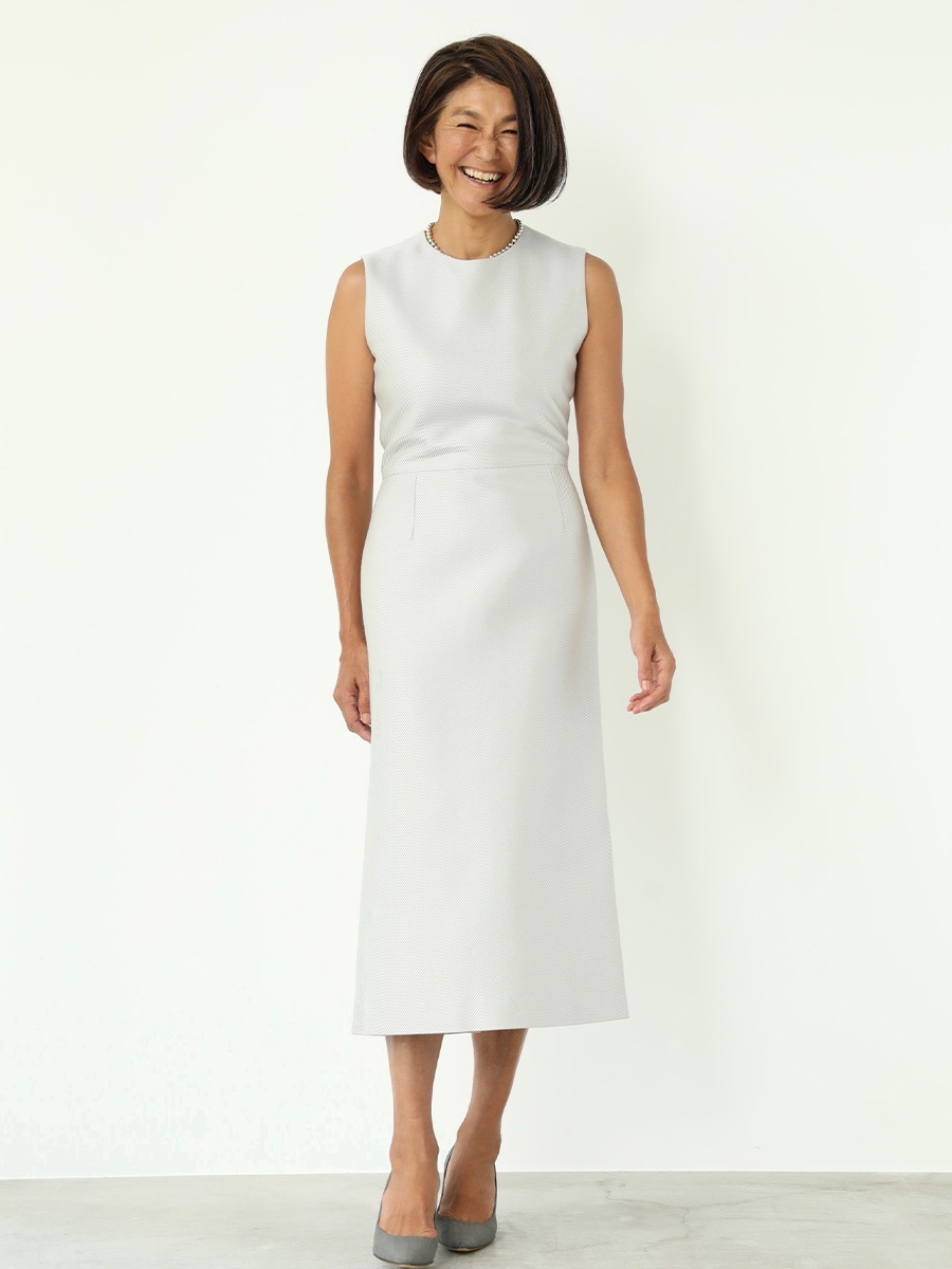 FIT&TIGHT DRESS N/S TWILL