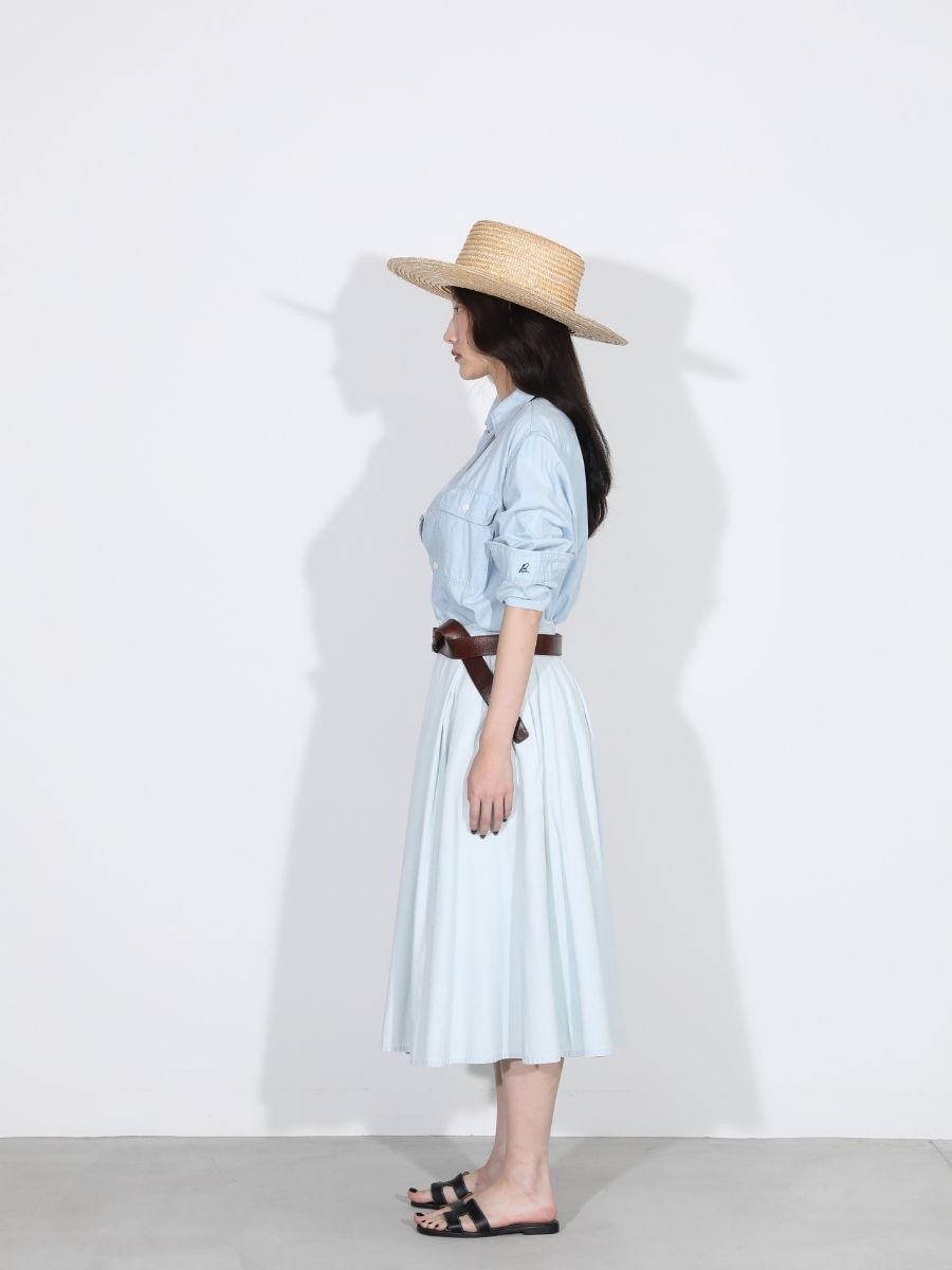 PUFF KNEE LENGTH SK CHAMBRAY(VW)