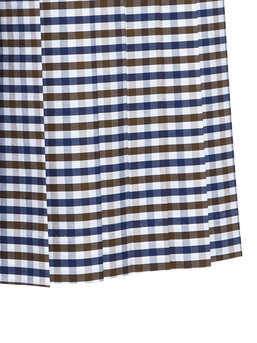 QUILT MAXI SKIRT M.GINGHAM