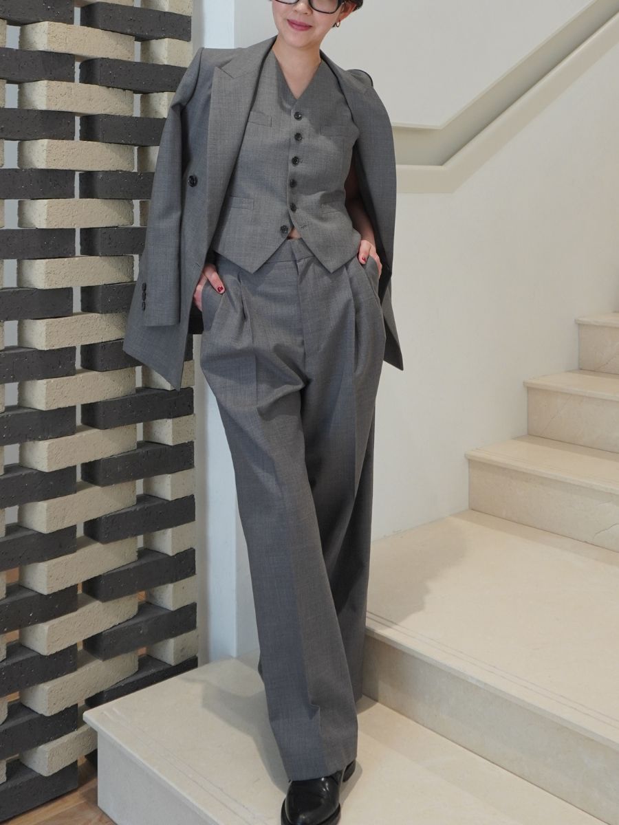 PLEATED WIDE LEG LPT W TRO