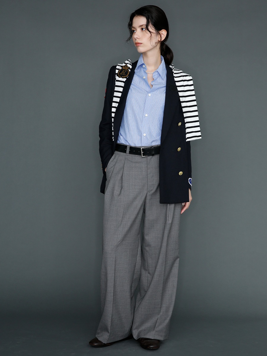 PLEATED WIDE LEG LPT W TRO