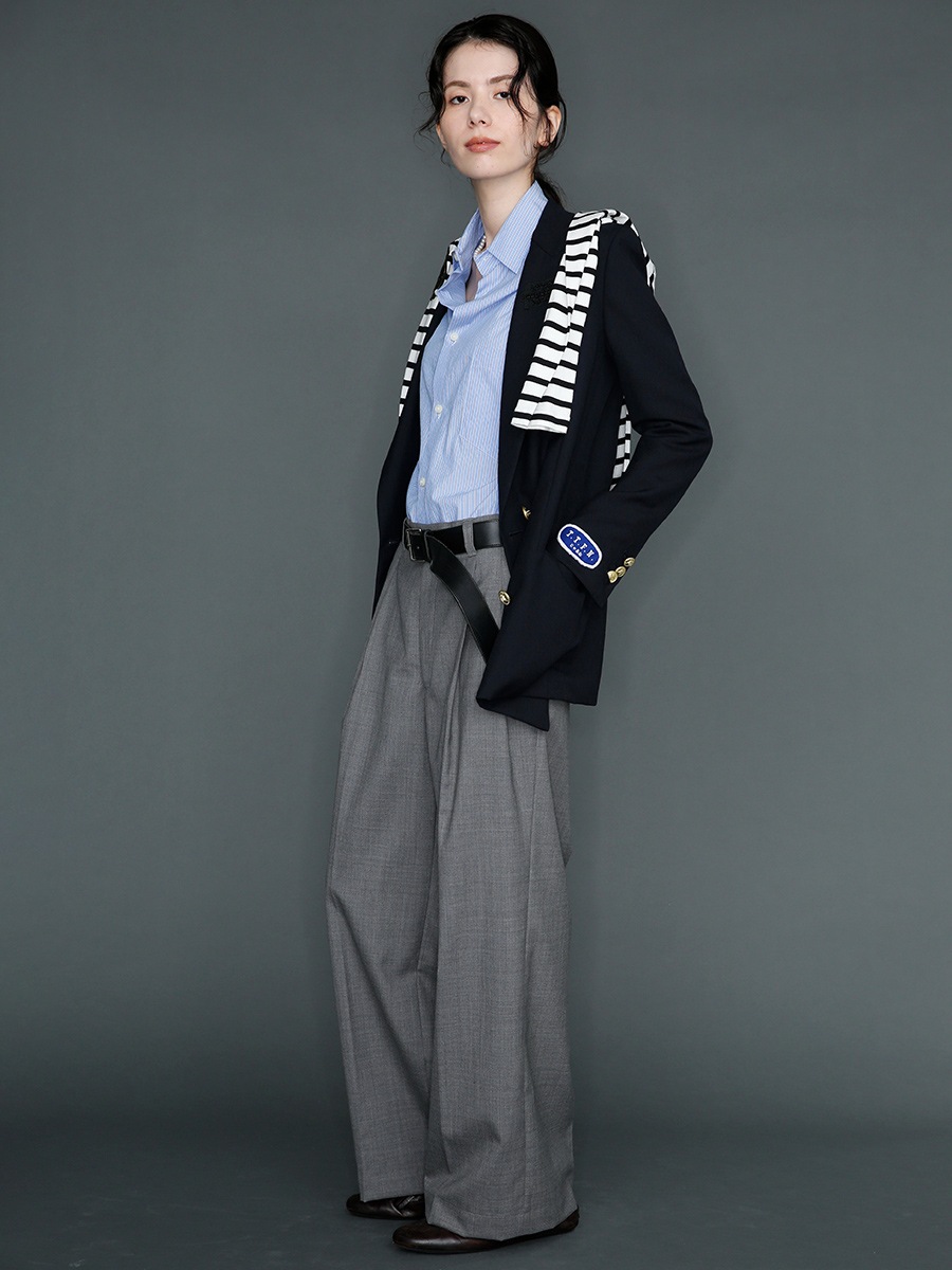 PLEATED WIDE LEG LPT W TRO