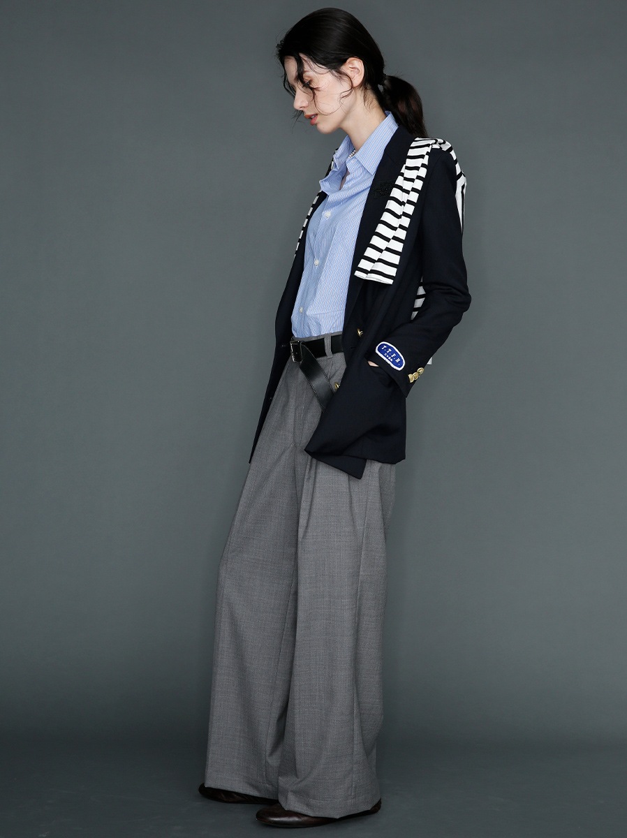 PLEATED WIDE LEG LPT W TRO