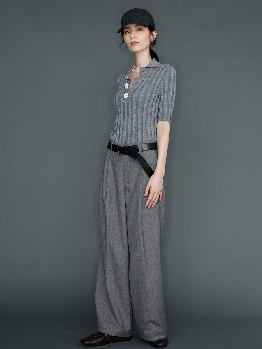 PLEATED WIDE LEG LPT W TRO