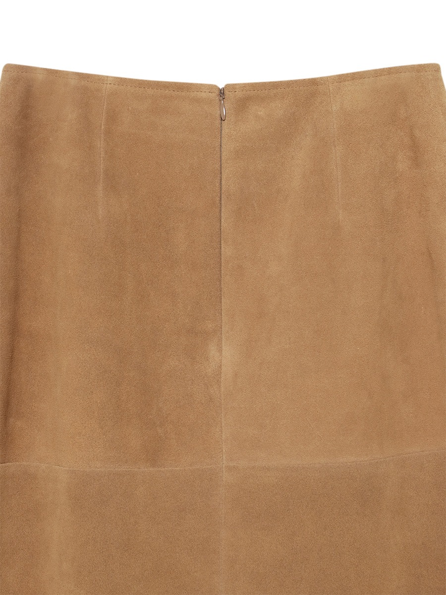 MI-MOLLET SKIRT SUEDE