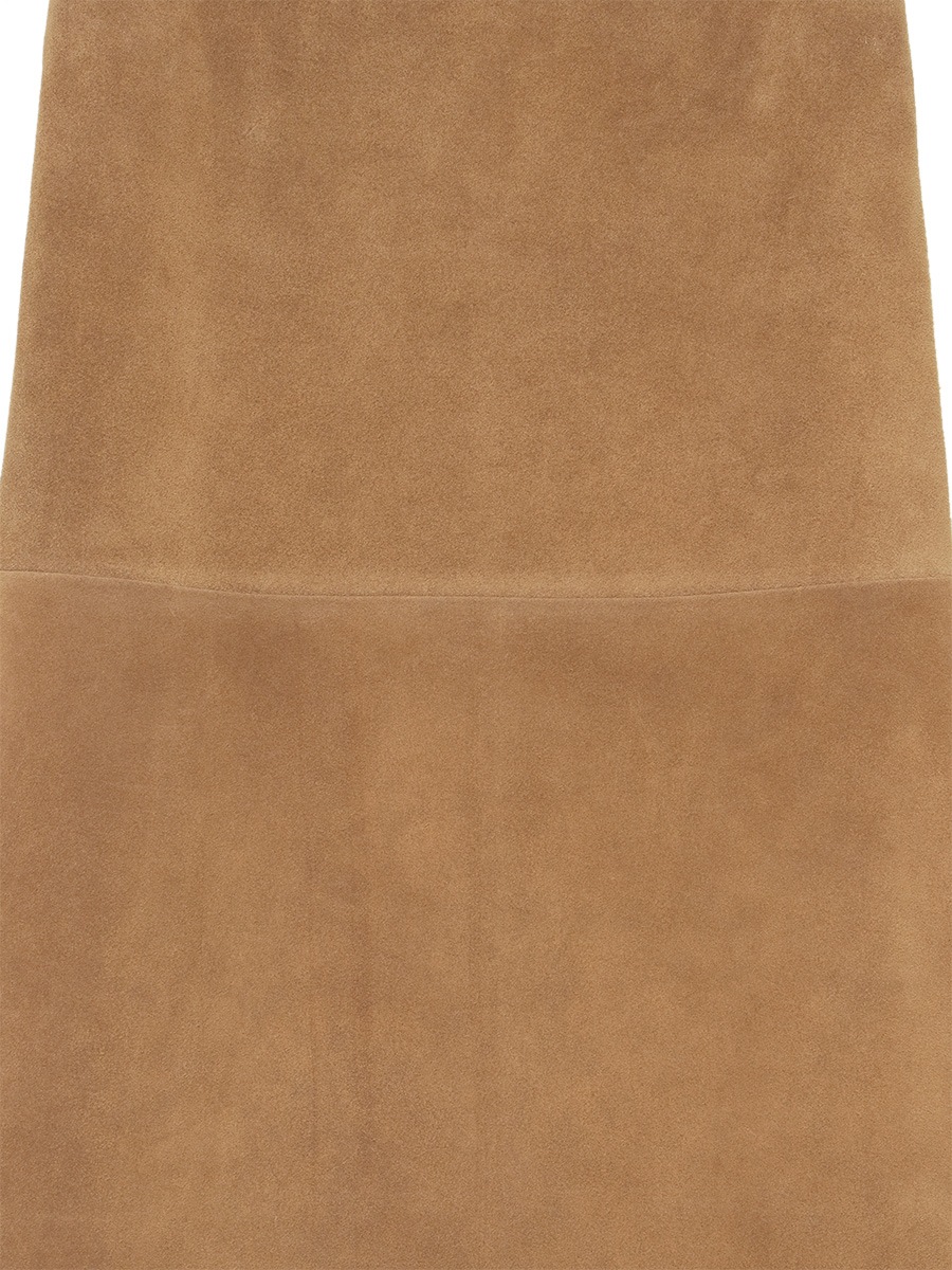 MI-MOLLET SKIRT SUEDE