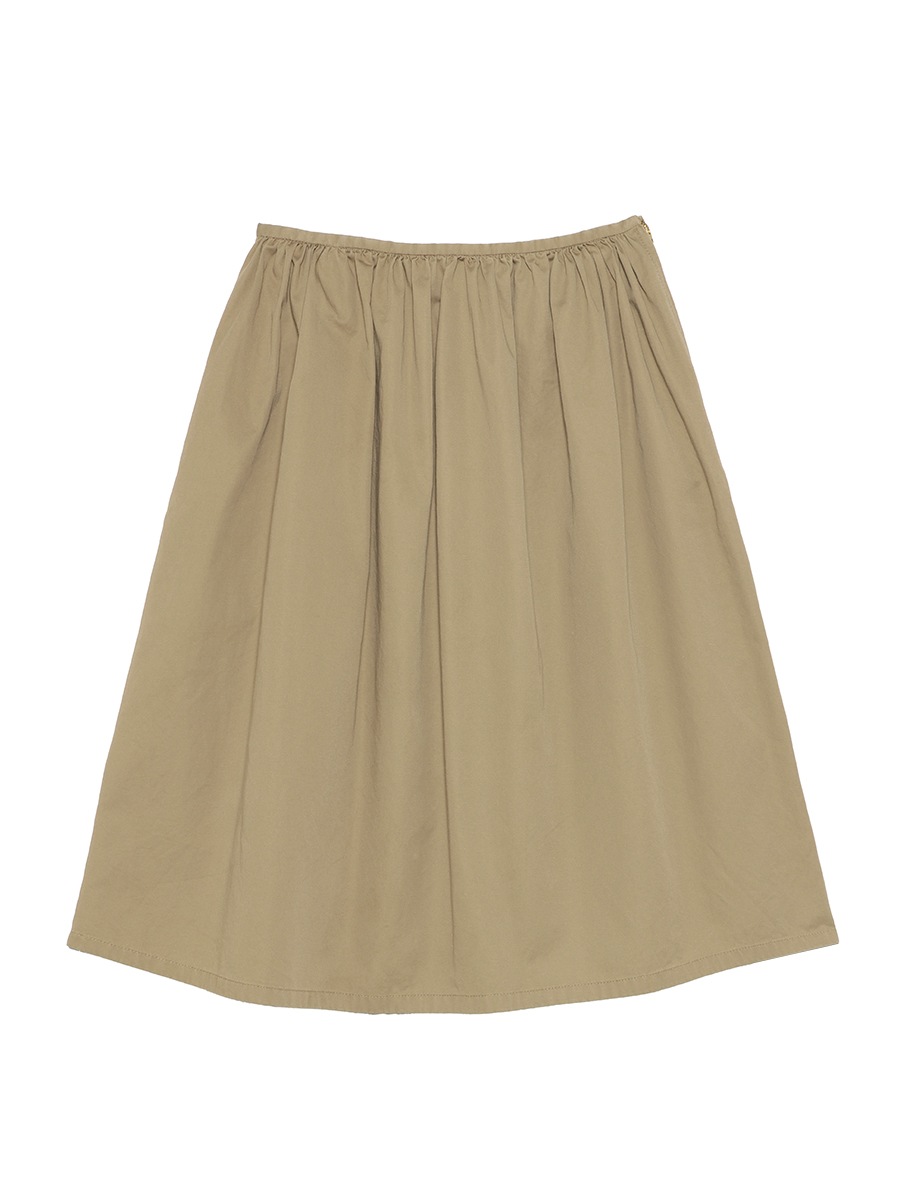 GATHER SKIRT C/LI
