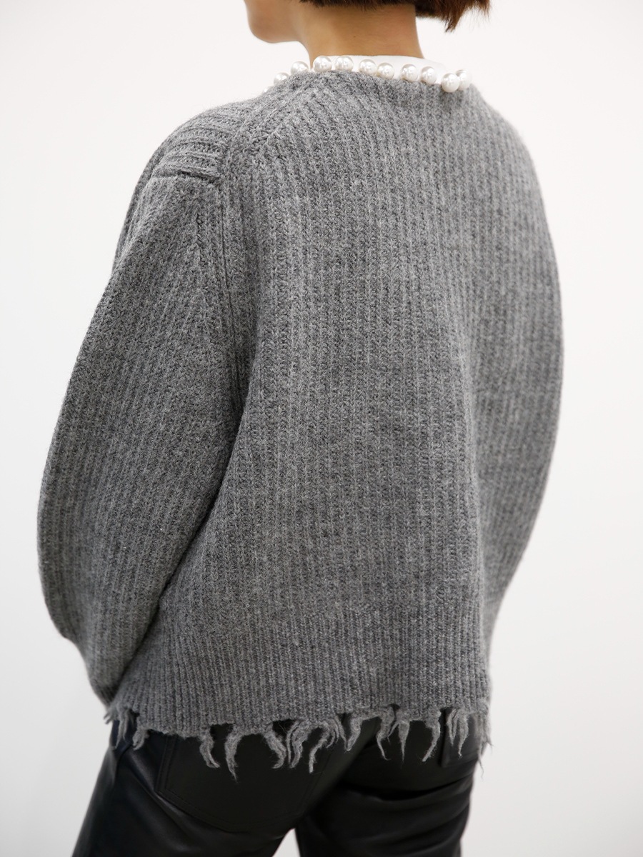 マディソンブルー　PEARL DAMAGE CD BRITISH WOOL PEARL DAMAGE CD BRITISH WOOL | KNIT | MADISONBLUE