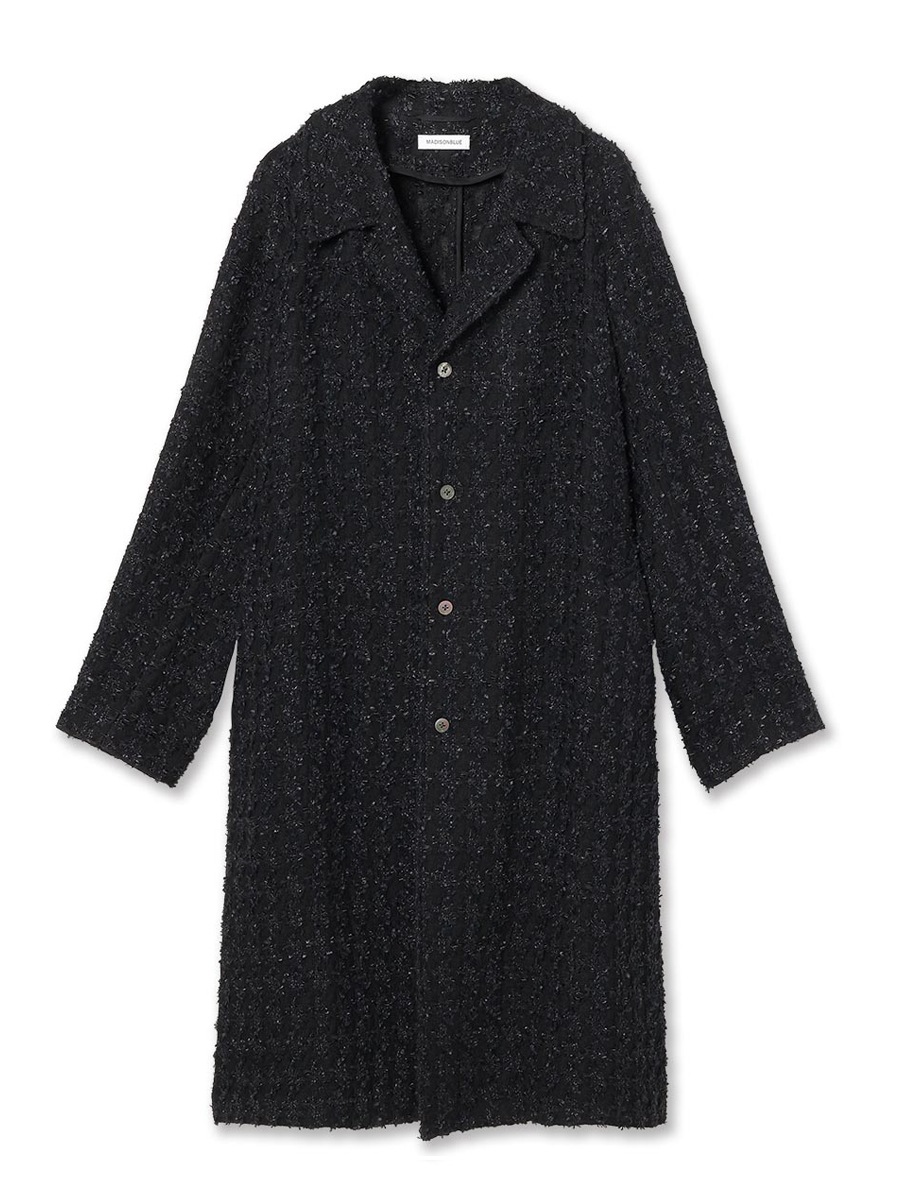 SOUTIEN COLLAR COAT TWEED | UNISEX | MADISONBLUE
