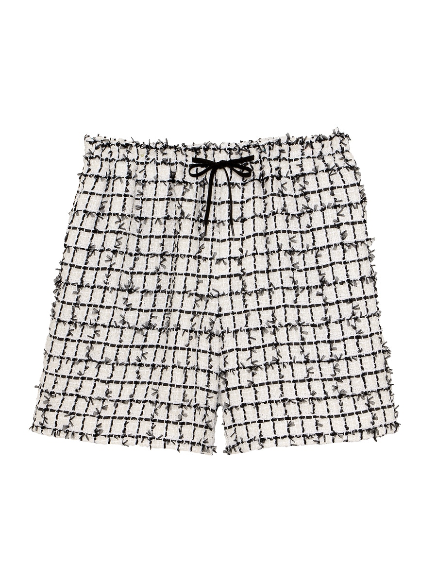 DRAWSTRING BOXER SHORTS TWEED