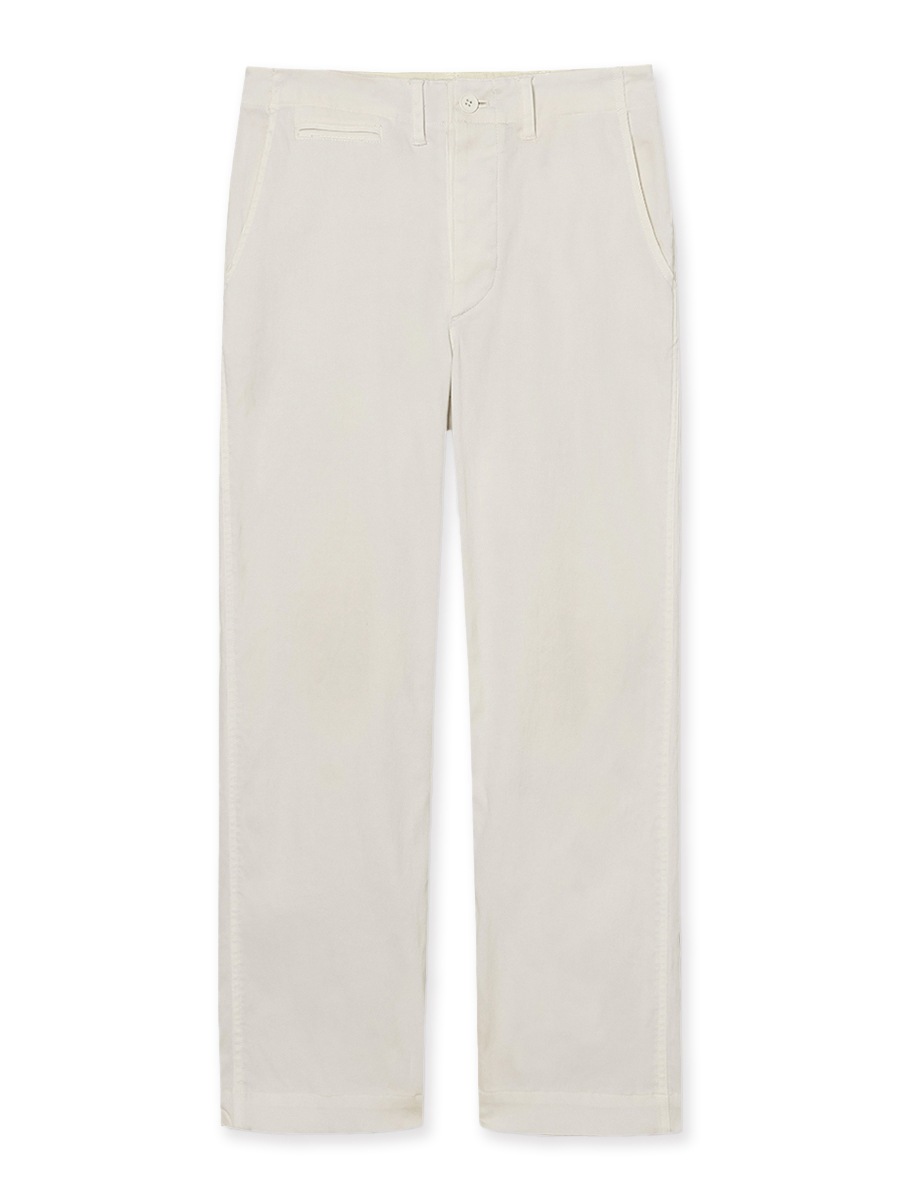 MADISONBLUE ホワイト ワークパンツ 00 WORK PANTS PIQUE | WOMEN | MADISONBLUE