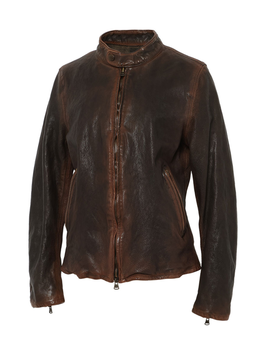 SINGLE RIDERS JACKET LEATHER MNS