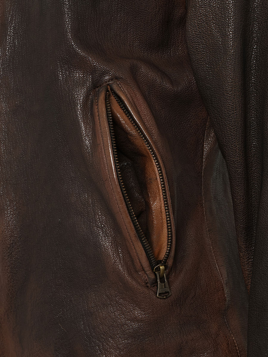 SINGLE RIDERS JACKET LEATHER MNS