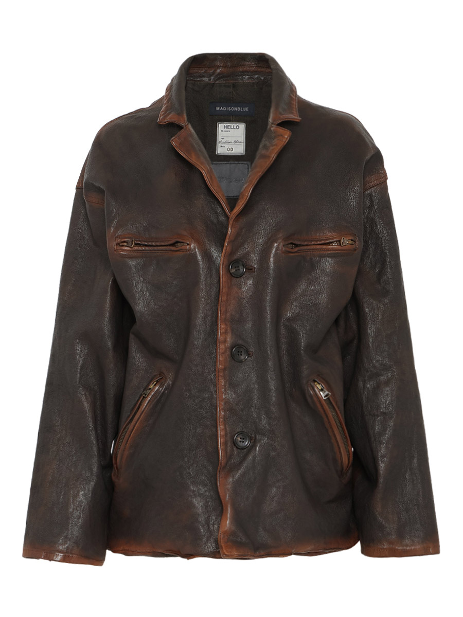 ダンヒル　レザージャケット　英国サイズ36日本M、着丈65cm ダンヒル レザージャケット 英国サイズ36日本M、着丈65cm - メルカリ