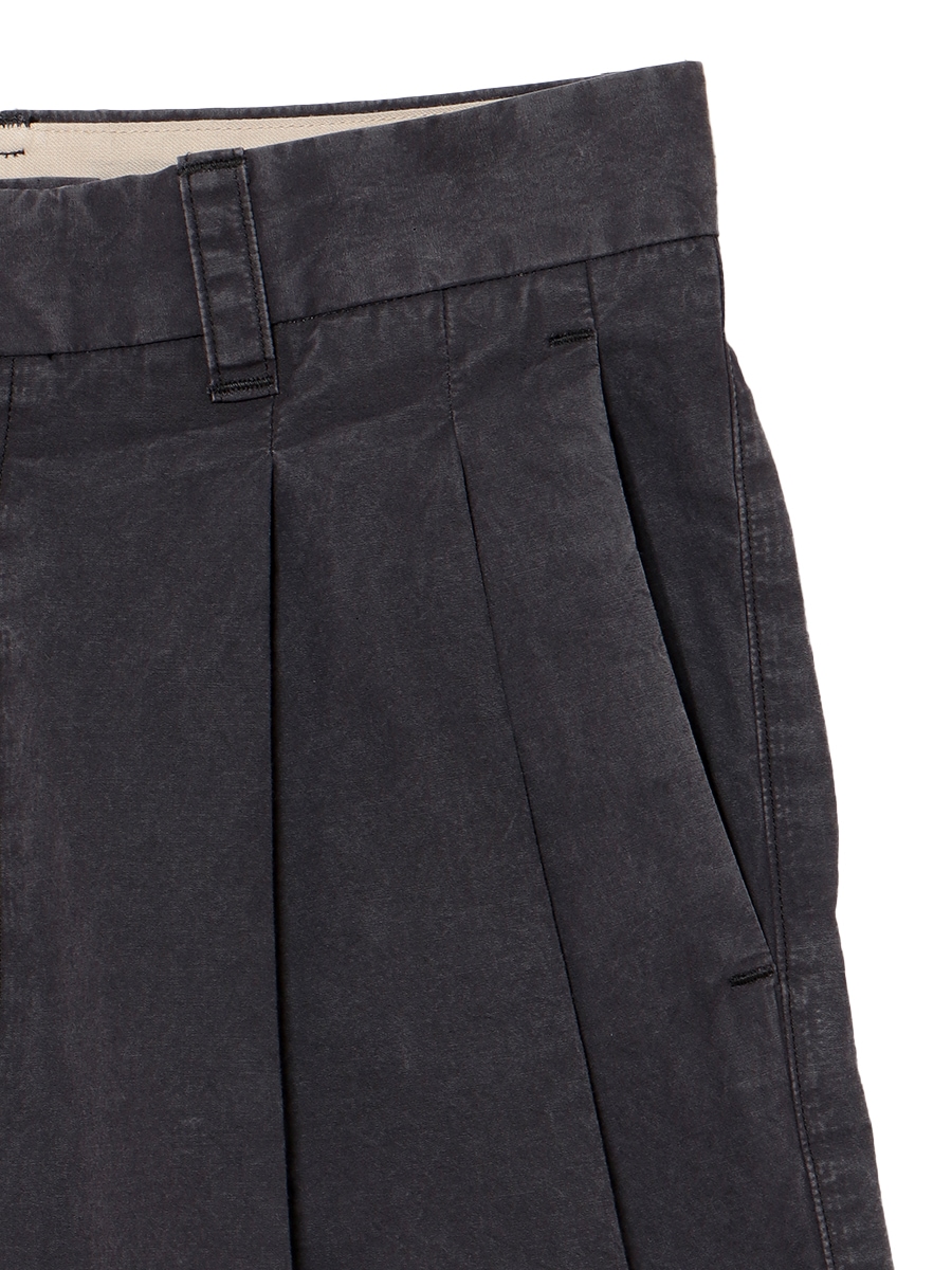 PLEATED WIDE LEG PANTS W/O | PANTS | MADISONBLUE