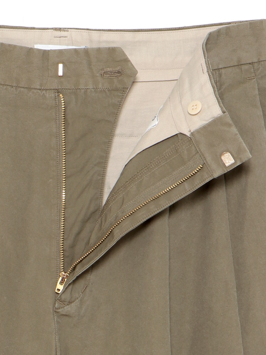 PLEATED WIDE LEG PANTS W/O MNS