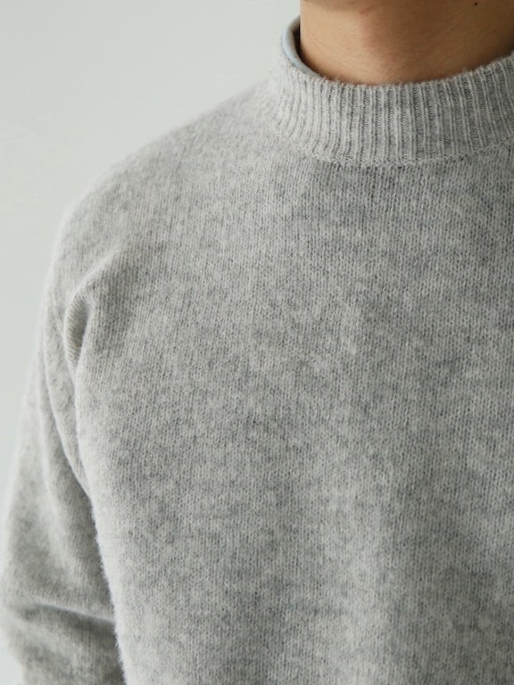SHAGGY MOCK NECK PO MNS