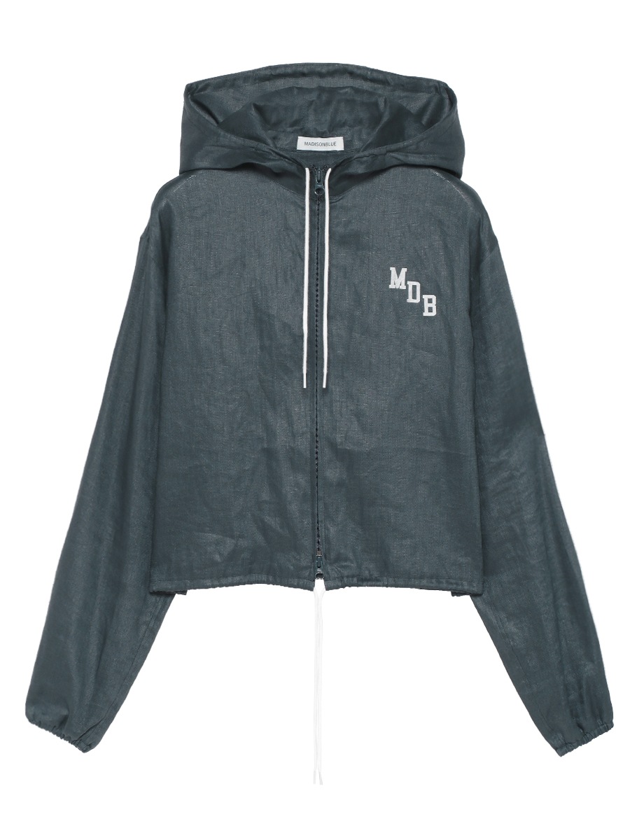 ZIP UP COLLEGE PARKA LINEN | 2026SS PRE ORDER,26SS Vol.2 | MADISONBLUE