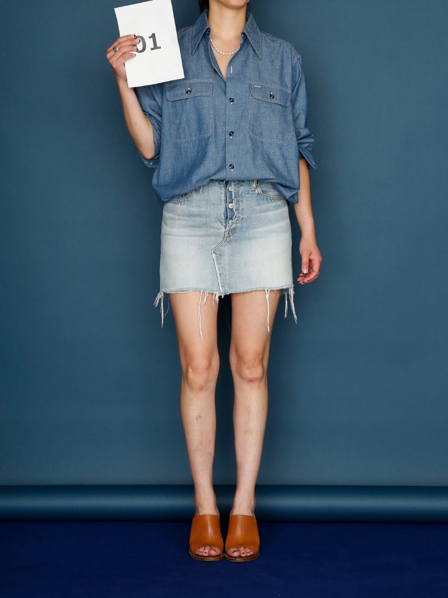 HAMPTON CHAMBRAY SHIRT(OW) | SEASON CATEGORY,SUMMER EDIT | MADISONBLUE