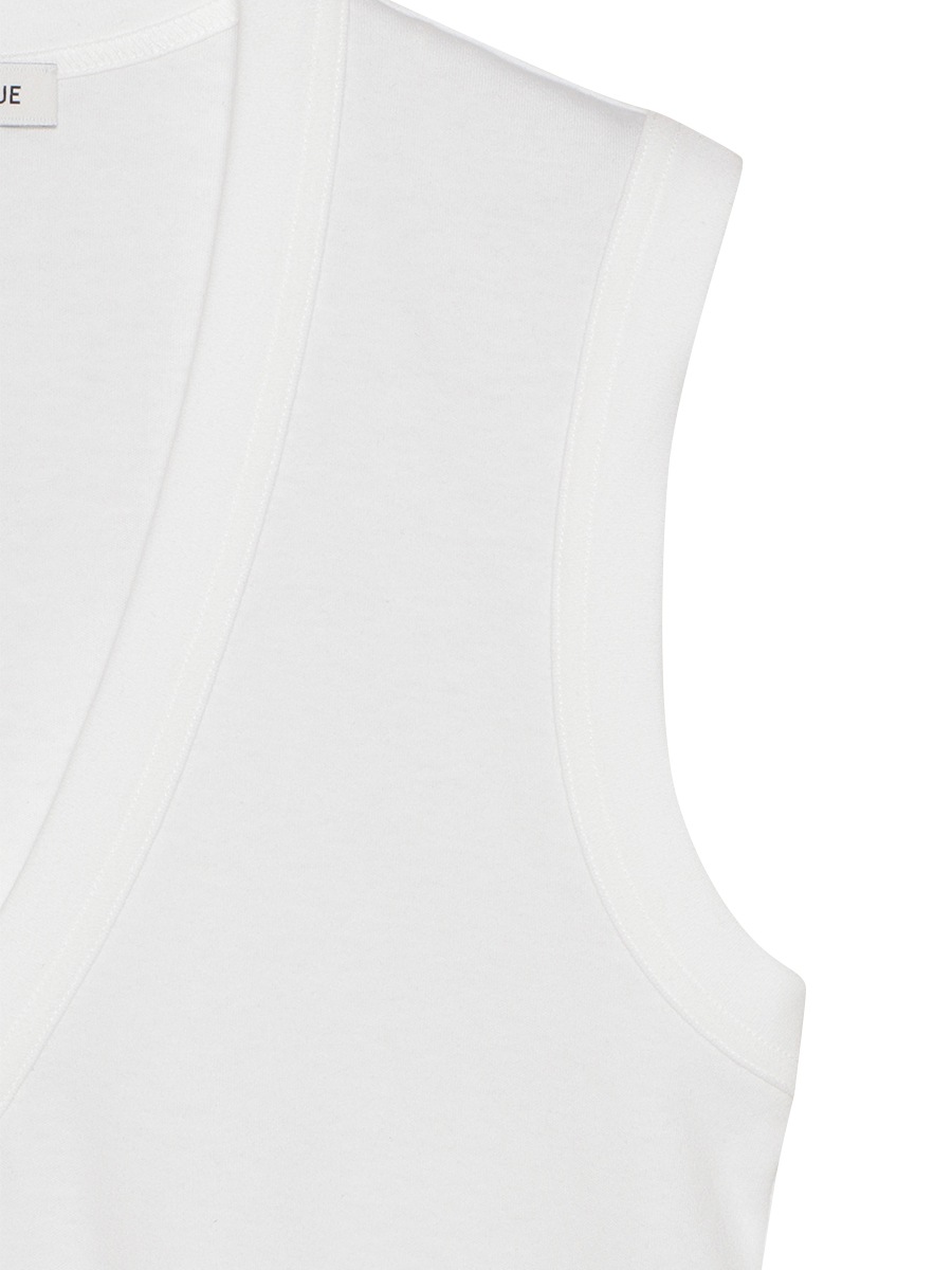 DEEP V NECK TANK | 2026SS STORE ONLY | MADISONBLUE