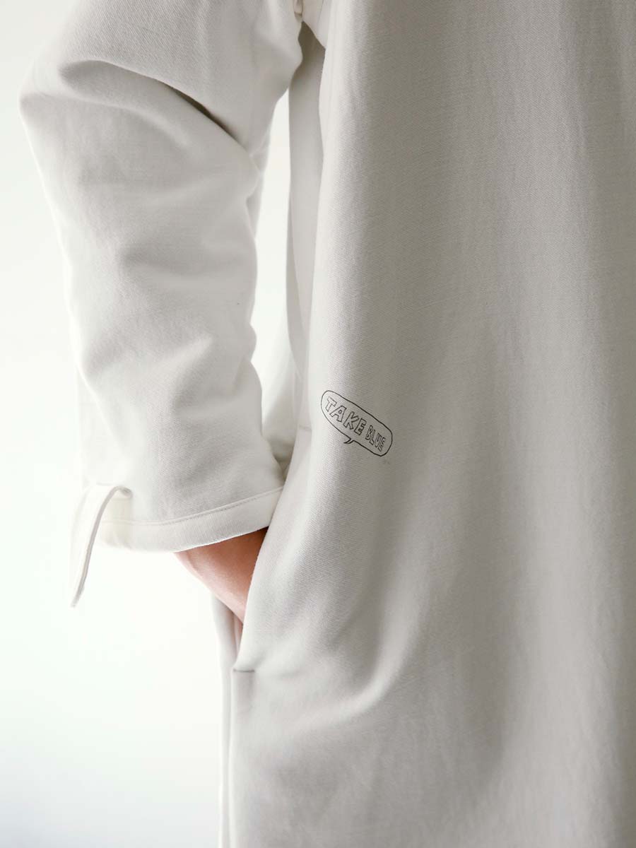 NOCOLLAR BOA COAT