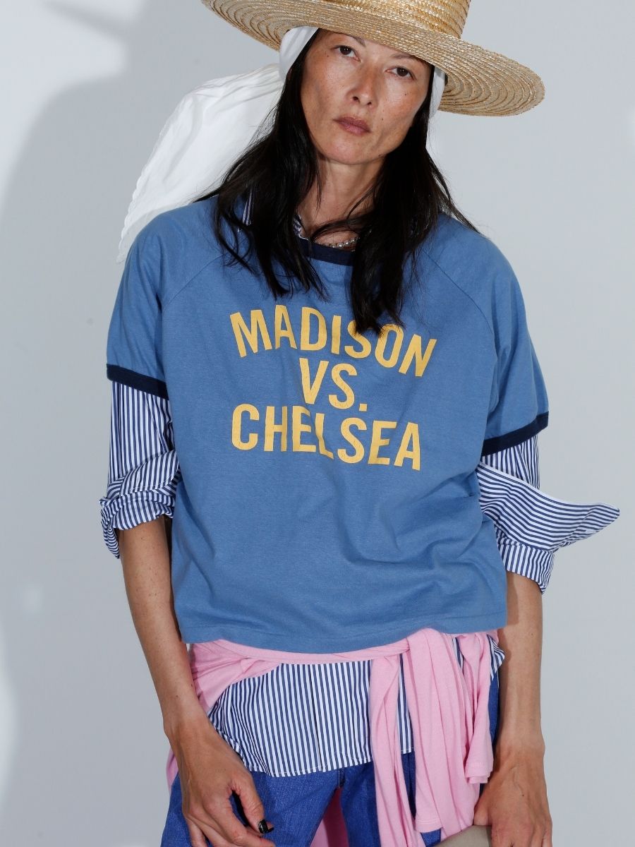 H/S RINGER TEE | 2026SS PRE ORDER,26SS Vol.1 | MADISONBLUE