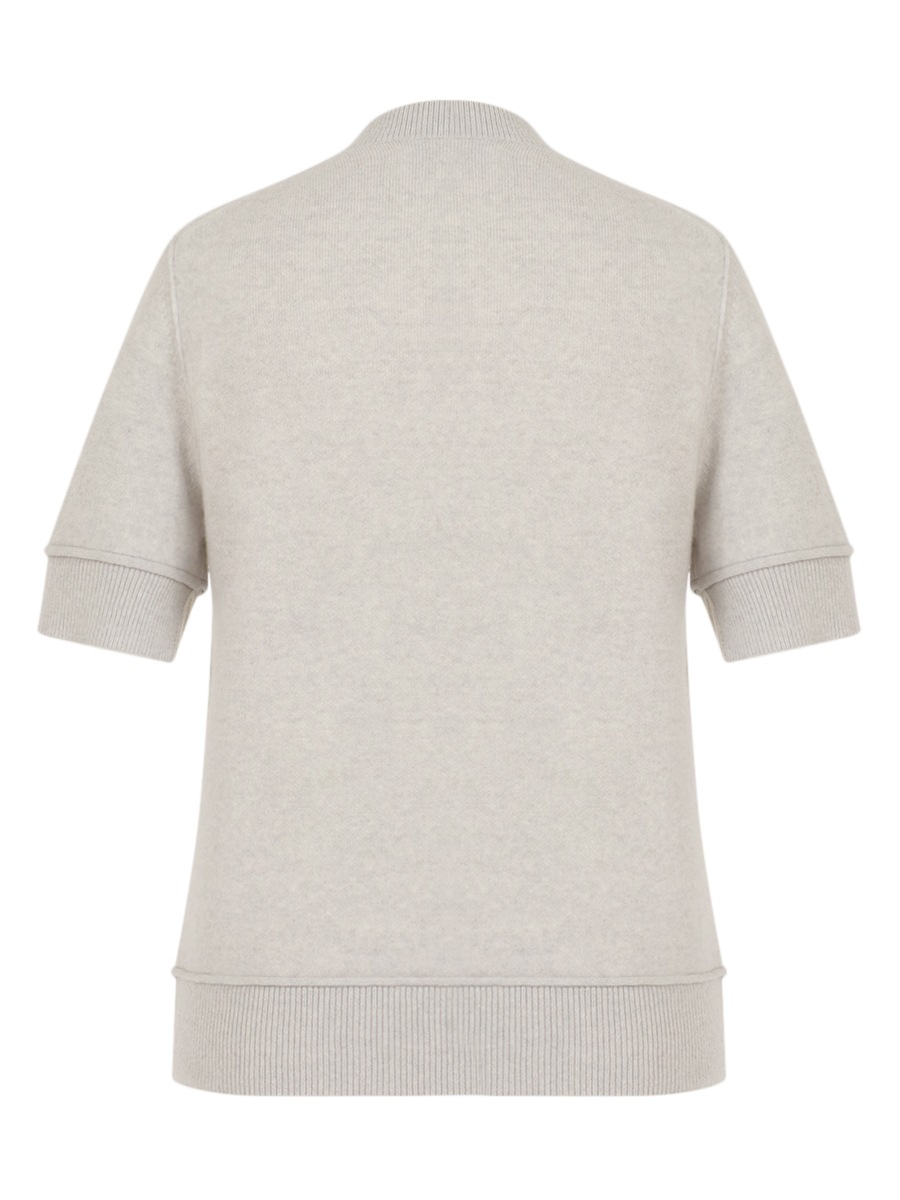 DOUBLE FACE CREW NECK S/S PO