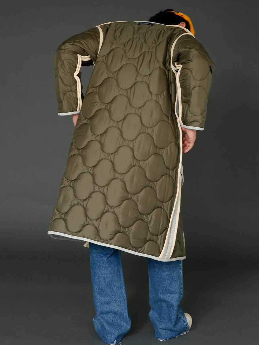 極美品 MADISONBLUE QUILTING COAT FLANNEL