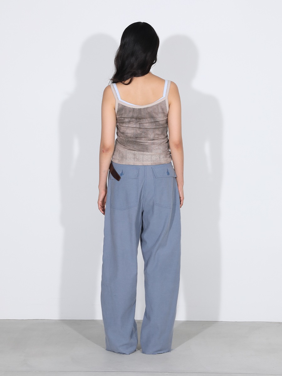 EMBROIDERED TRIM CAMISOLE TIE-DYE