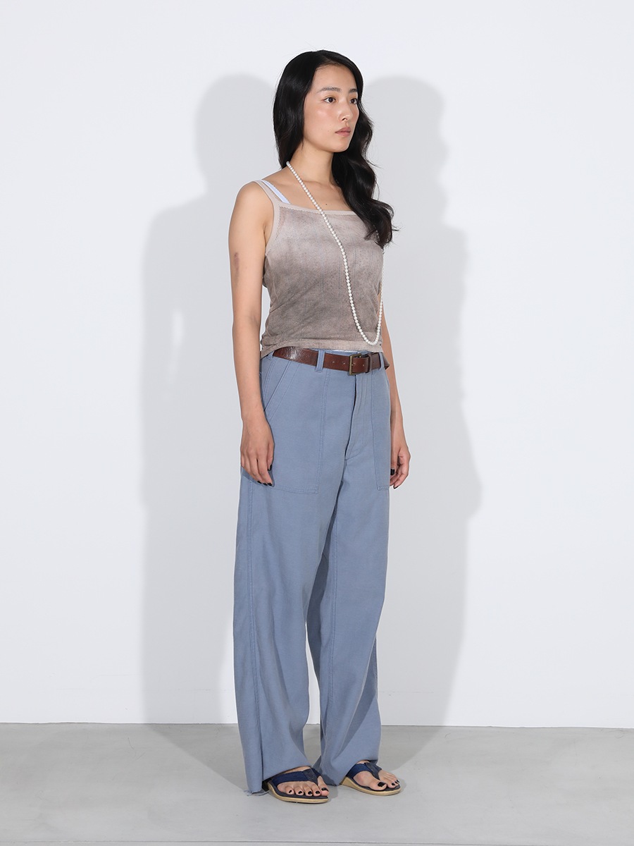 EMBROIDERED TRIM CAMISOLE TIE-DYE