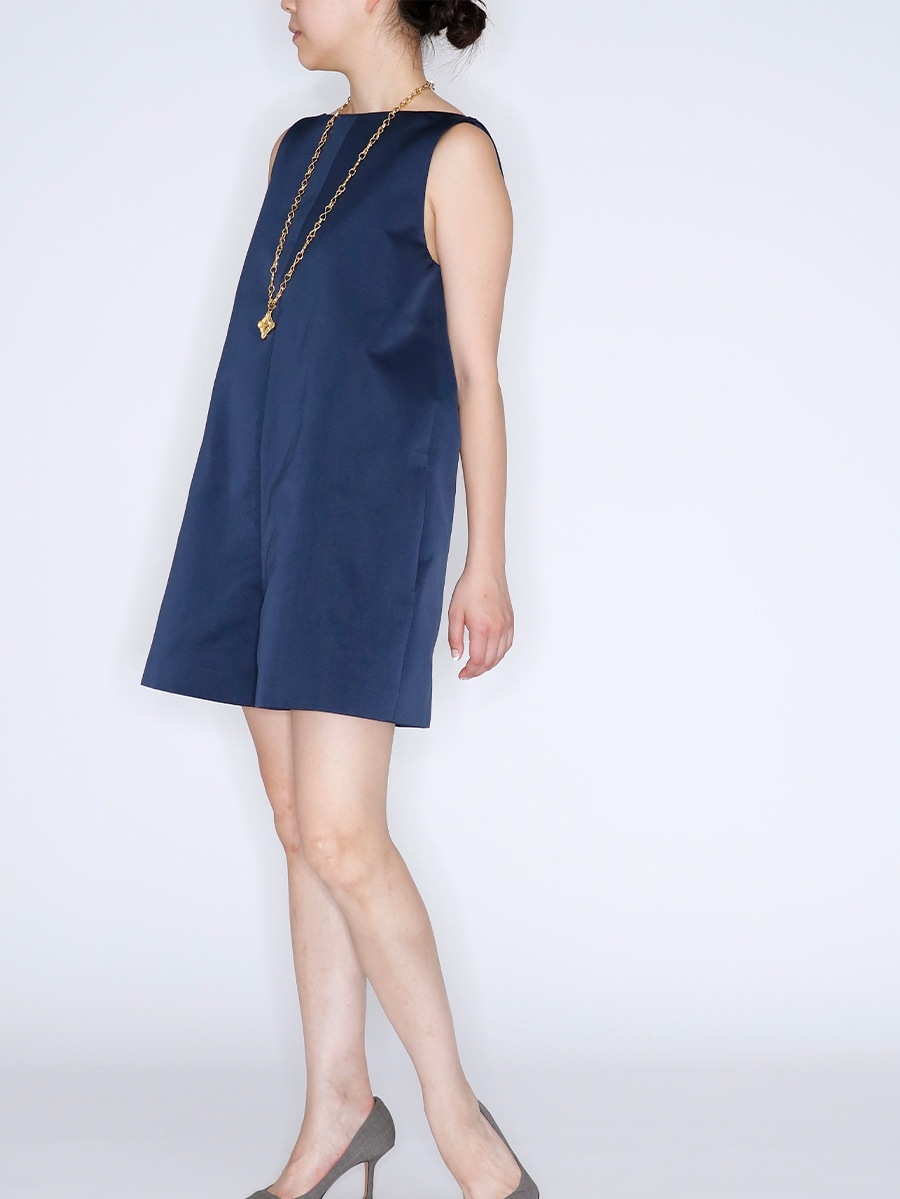 BOAT NECK COMBINAISON SHORTS SATIN | ONE-PIECE | MADISONBLUE