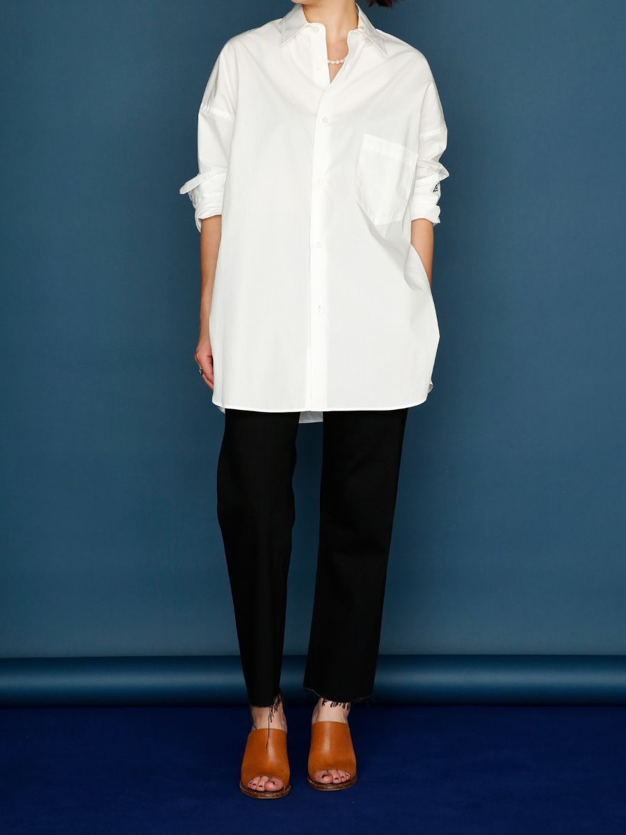 J.BRADLEY LONGSLEEVE SHIRT ブルー刺繍B J.BRADLEY LONGSLEEVE SHIRT | WOMEN,SHIRT/BLOUSE | MADISONBLUE