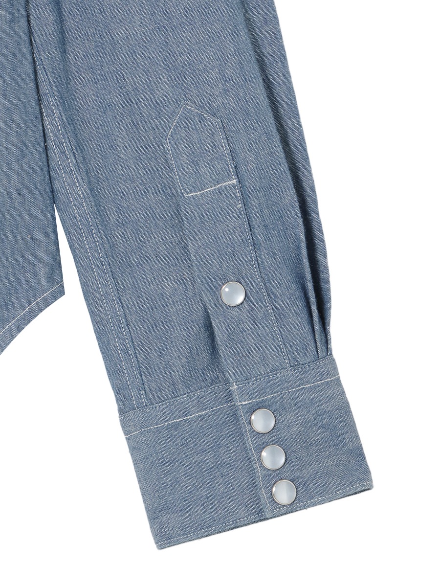 WESTERN SH CHAMBRAY  MNS（OW）