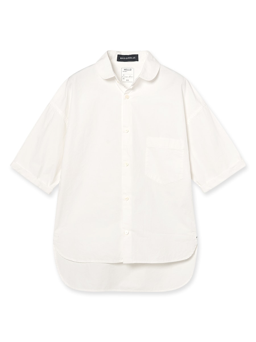 【Teyun⭐︎】MADISONBLUE J.BRADLEY シャツ　半袖 J.BRADLEY ROUND COLLAR SH | ALL | MADISONBLUE