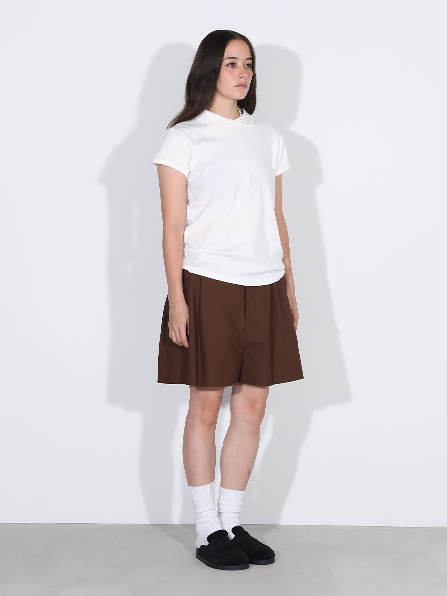 ROUND COLLAR H/S TEE SOFT COTTON