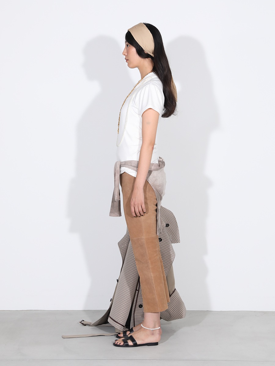 ROUND COLLAR H/S TEE SOFT COTTON