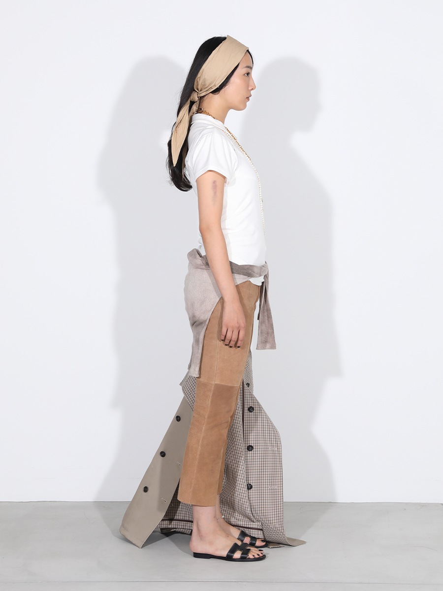 ROUND COLLAR H/S TEE SOFT COTTON