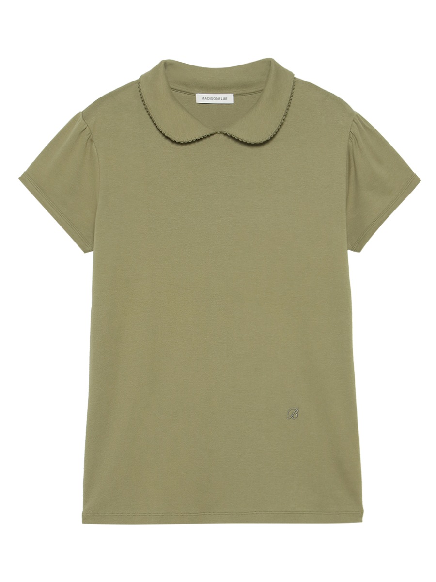 ROUND COLLAR H/S TEE SOFT COTTON