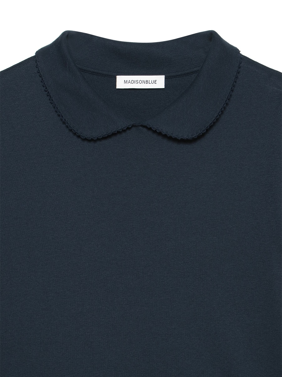 ROUND COLLAR H/S TEE SOFT COTTON