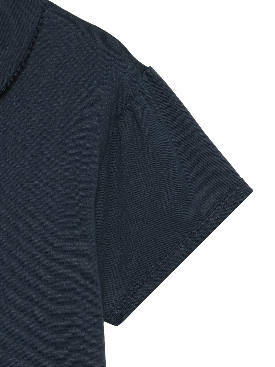 ROUND COLLAR H/S TEE SOFT COTTON